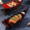 Sushi Serving Ship Plate Elegant Tableware Sashimi Serving Plate Plastic Texture Suitable for Sashimi and Appetizers