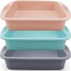 BEPAN 1PC Household Baking Cake Square Silicone Baking Pan Mousse Silicone Cake Pan Bread Mould Kitchen Baking Tools