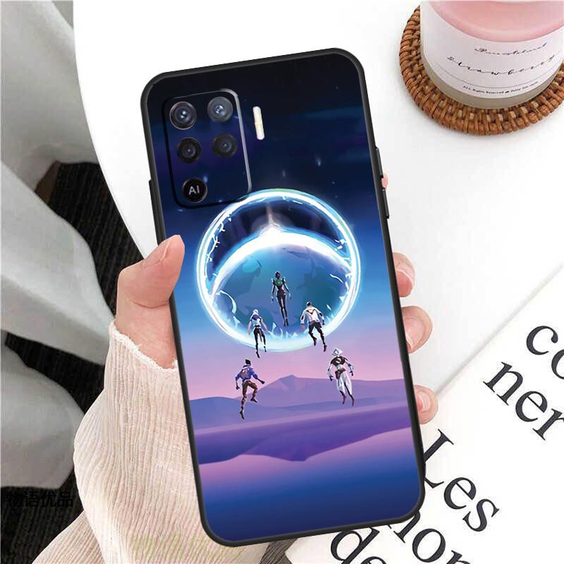 Cartoon Valorant Case For Oppo A98 A58 A78 A18 A38 A60 A80 A40 A77 A57 A17 A74 A54 A94 A96 A76 A16 A15 A5 Pro
