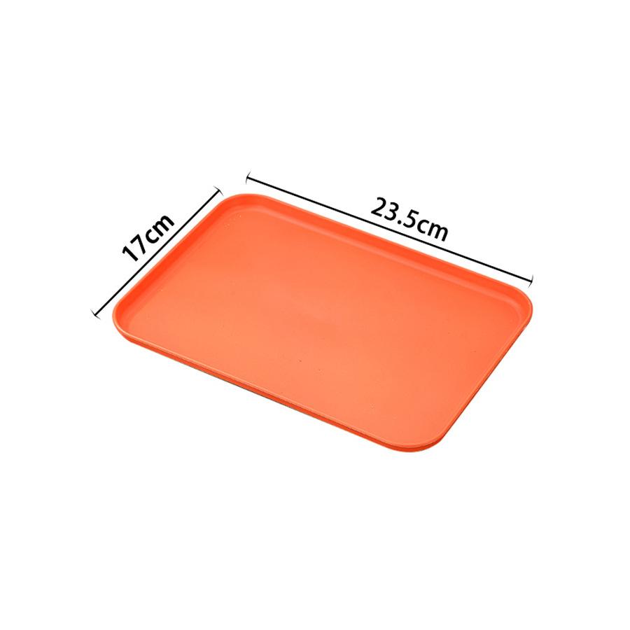 Thickened New Color Large Tray Creative Kindergarten Restaurant Tea Snack Tray Fruit Tray Fast Food Serving Tray