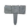 Imitation Stone PP Plastic Garden Fence for Lawns and Landscaping