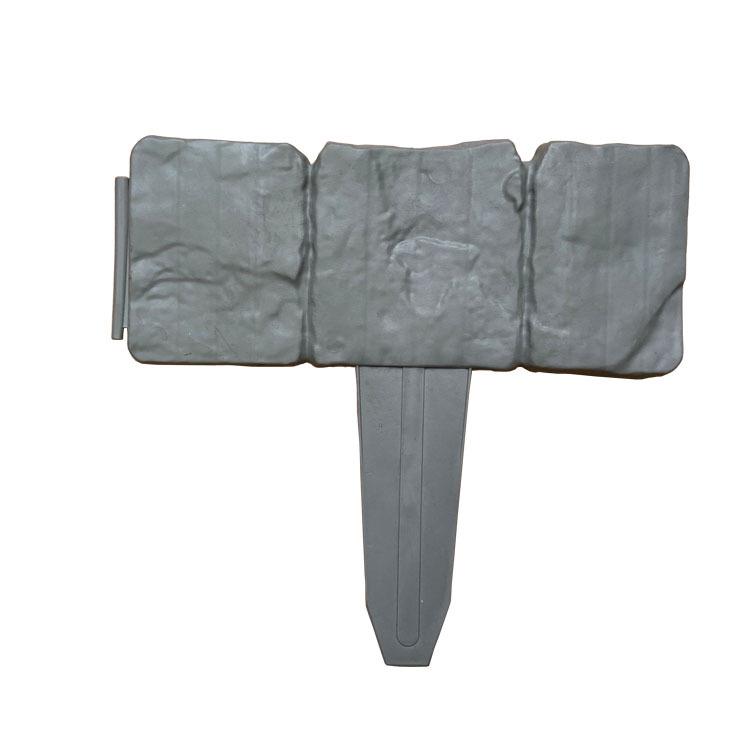 Imitation Stone Garden Fence - Foldable & Plastic for Lawn Horticulture