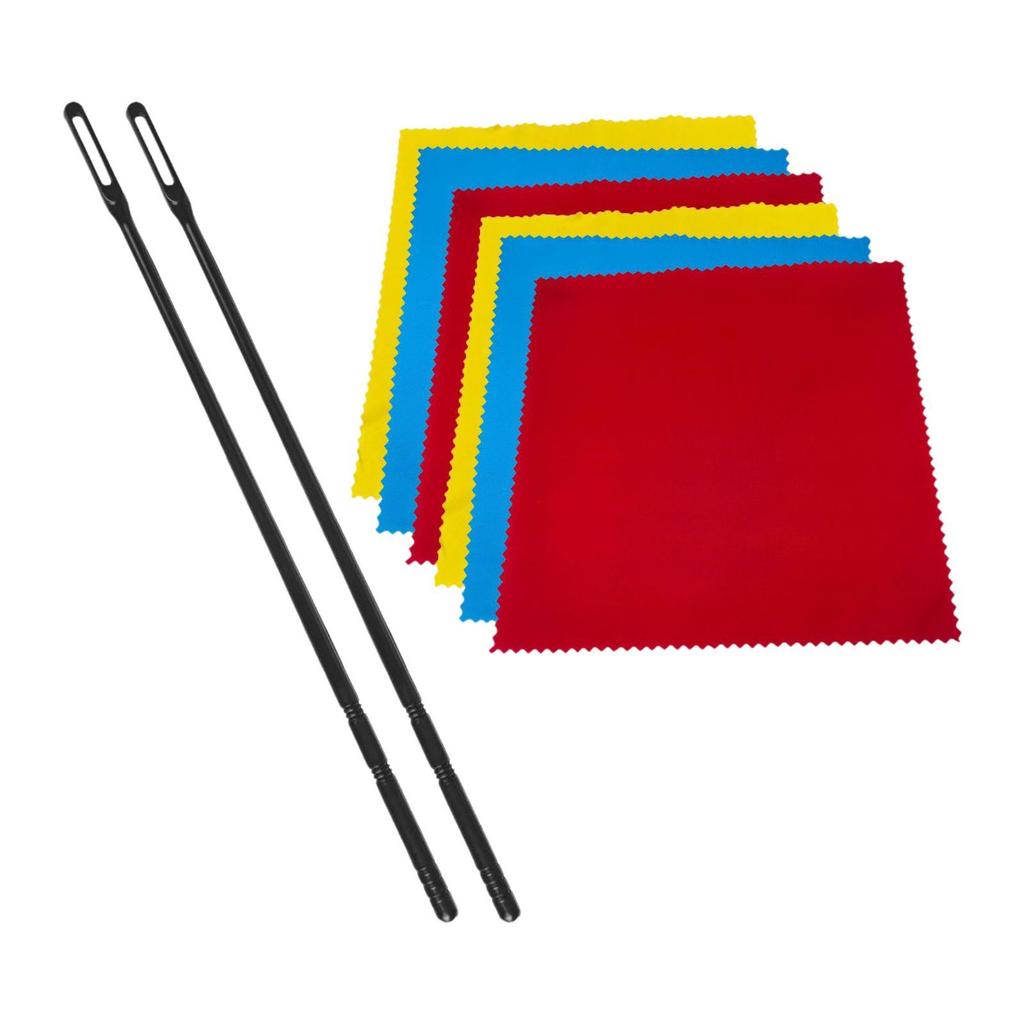 Flute Cleaning Rod and Cloth,Flute Polishing Cloth ,Woodwind