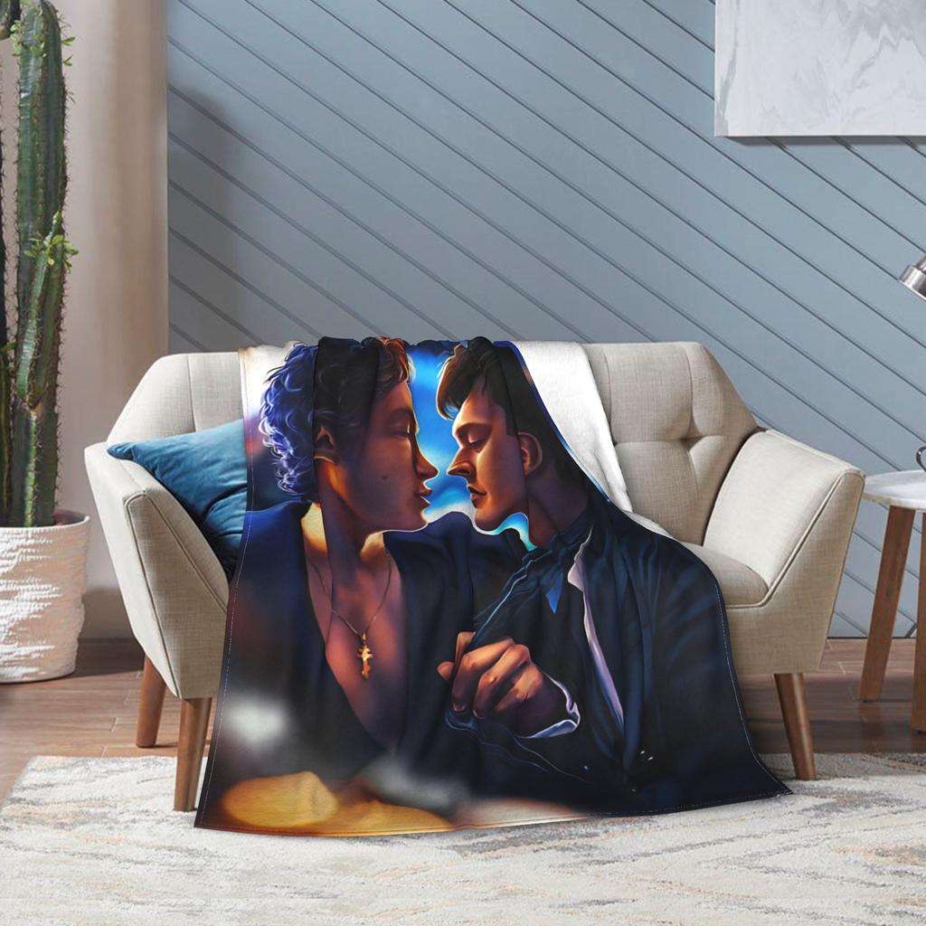Heated Rivalry Hollanov Blanket Flannel Awesome Warm Throw Blanket for Chair Covering Sofa Summer