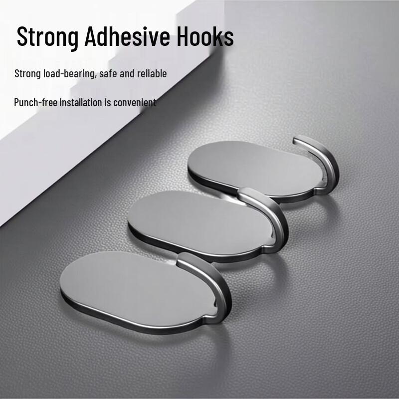 LIEI Heavy Duty Stainless Steel Adhesive Wall Hook