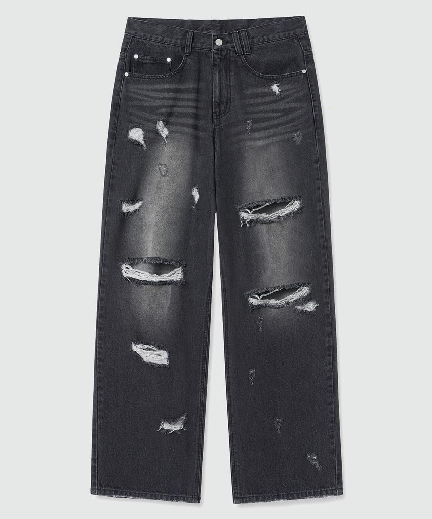 DECET Both Sides Destroy Jeans Dcpt037Blackb