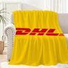 D-Dhls Expresss Throw Lightweight 240G Flannel Blanket Soft Skin-Friendly For Summer Cooling