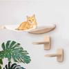 Wall-mounted Multiple Combination Cat Shelf Hammock With Sisal Cat Grab Post Ladder And Cat Pedal Jump Platform Cat House
