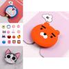 3d Fashion New Silicone Cartoon Cute Telescopic Phone Air Bag Bracket For Iphone