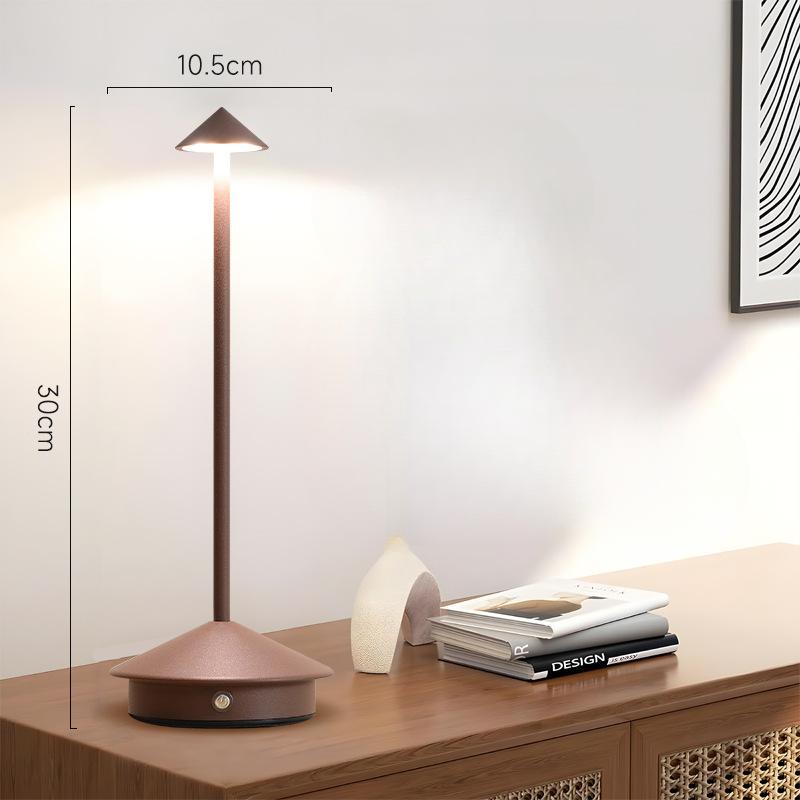 Simple Cordless Table Lamp Rechargeable Touch Portable LED Table Lamp Dimmable Night Light Restaurant Table Lamp Bedside Atmosphere Lamp