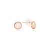 Tirrlirr 14K Pink Gold Basic T Earrings Tesk4P00017M