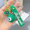 Portachiavi Ciondolo Palla 8 Cartone Animato: Portachiavi Carino per Coppia e Accessorio Creativo per Chiavi dell'Auto
