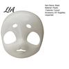 Blank Mask Base DIY Animal for Fursuit, 3D Cosplay White Plastic Head Mask, Furry Therian Halloween Costume Parties