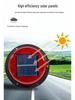 Solar-Powered Magnetic Warning Beacon: Waterproof Flashing Light for Vehicle Roadblocks