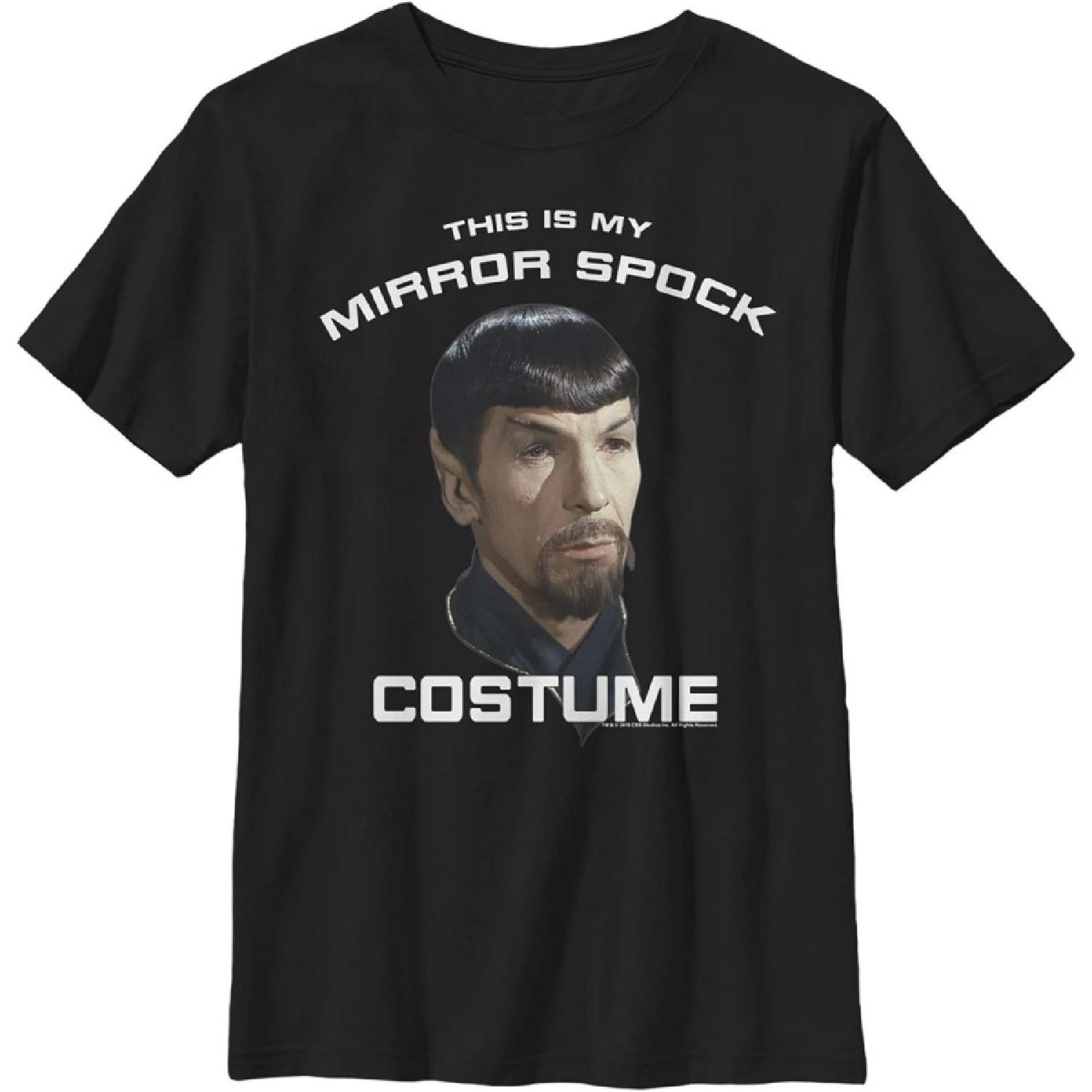 Boy s Star Trek_ The Original Series My Mirror Spock Costume T-Shirt S