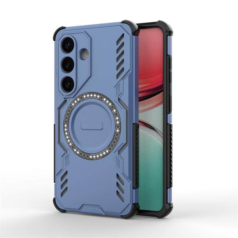 For Samsung Galaxy S26 Case Samsung S26 Pro S26Plus Armor Magnetic Adsorption Wireless Charge Cover For Samsung S26 Ultra Case