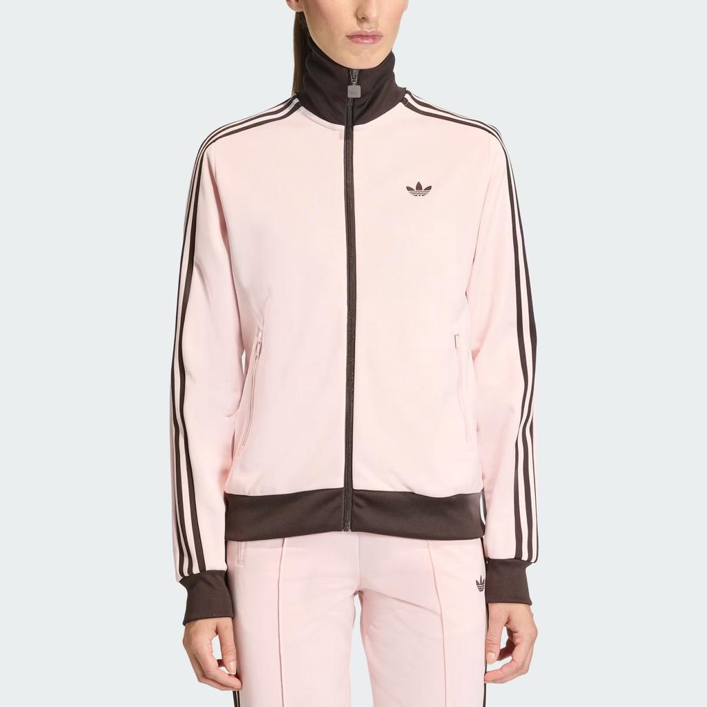 Adidas Originals Track Top Classic Striped Zip Sports Jacket Women Jackets KC6854