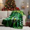 Sporting football Crest Throws Blanket Flannel Blankets Plush for Couch Bed Gifts for Men Women Travel picnic blanket Christmas fan gifts