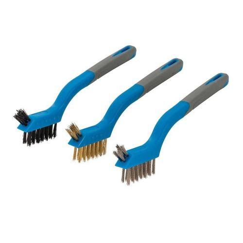 Silverline Mini Wire Brush (Pack of 3)