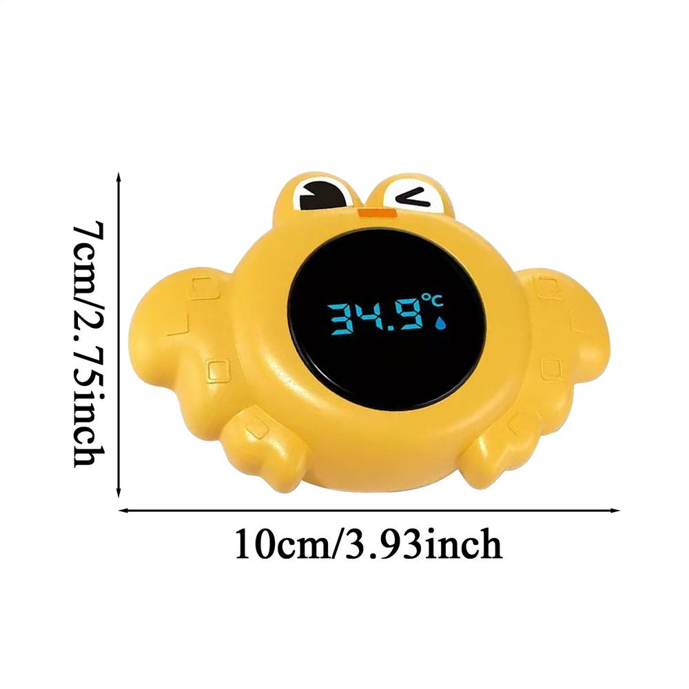

Temperature Gauge for Kids Bath Waterproof Bathtub Electronic Accurate Measure Kids Bath Temperature Gauge with Animal Design жёлтый