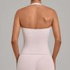 Women's Euro-American Halter Sports Vest: Tummy Control, Open Back, Breathable, Quick-Dry Yoga Top