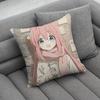 BBocchi The Rock Pillow Case For Home Bedroom Car Office Decoration Living Room Sofa Cushion Cover Suitable