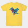 Unisex Fashion TShirt Mechanical Bird Print TShirt Plus Size S-5XL T-Shirt 100%Cotton Tops O Neck Short Sleeve Tees