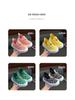 Hohle atmungsaktive Mesh Flyknit Slip-On Schuhe für Kinder - Rutschfeste weiche Sohle, lässige Babyschuhe