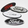 New 2026 Car Sticker Ford New 2025 Hot 22.5x9cm Metal Front Rear Emblem Badge Trunk Hood Aluminum Decal 1PC for Ford Fusion Focu