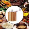 D5 Pepper Grinder, Classical Hand Shake Wood Pepper Mills for Kitchen, Adjustable Coarseness,Great for Pepper, Sea Salt, Sesame