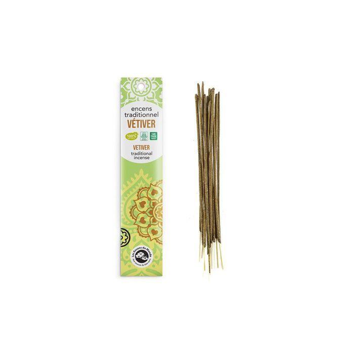 Encens indien Vétiver 100 bâtonnets de 45 min