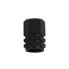 Hexagonal Aluminum Alloy Valve Cap for Car Tires - Dustproof & Leakproof Valve Stem Protector