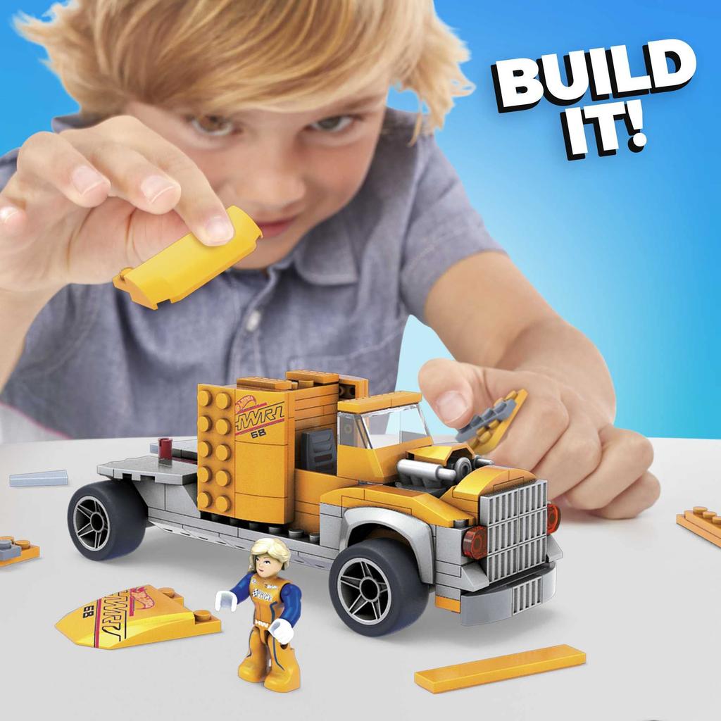 MEGA Hot Wheels Trailer Pack 5 und GYG66 [Baukasten] [355 Teile] [Altersempfehlung]