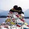 Kawaii Hello Kitty Throw Blanket, Soft Flannel Fleece Blanket for Sofa Bed Kids Girls Room