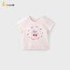 TONGTAI Baby Girl's Short Sleeve Pure Cotton T-Shirt
