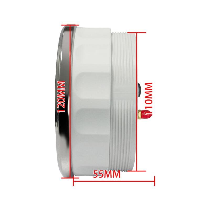 ELING 110mm 3in1 Gauge 120 200 KM/H MPH GPS Speedometer for Auto Car Boat with Fuel Level Voltmeter 7 Colors Backlight 12V 24V