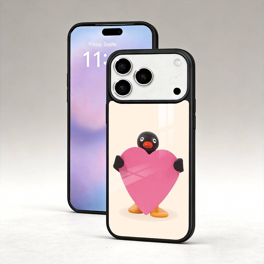 Cute P-Penguin P-Pingu Phone Case Magnetic For iPhone17 16 15 14 13 12 Pro Max For Magsafe Wireless Charging Cover iPhone12PROMAX