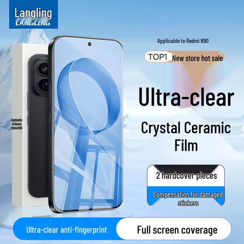 Langling Tempered Glass Screen & Lens Protectors for Redmi/Xiaomi Phones