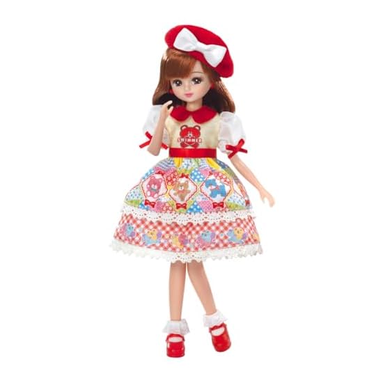TAKARA TOMY Licca-chan Doll LD-16 SWIMMER Daisuki Licca-chan Dress-up Pretend Play Toy, Ages 3 and u