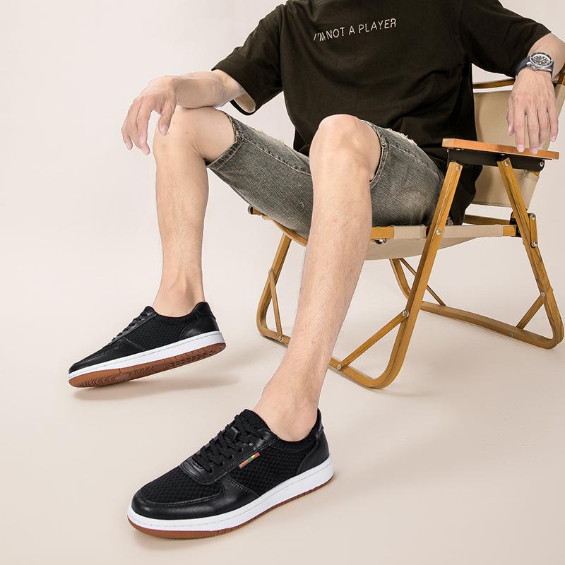 Fashion Mesh Cloth Classic Male Flats Non-Slip Walking Shoes for Men All-match Mens Breathable Sneakers 2025 New Men Casual Travel Shoes