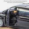 1:24 V260L D9 MPV Model Toy Car Wheel Steering Shock Absorption Doors Opened Models High Simulation Cars Models Boys Gifts