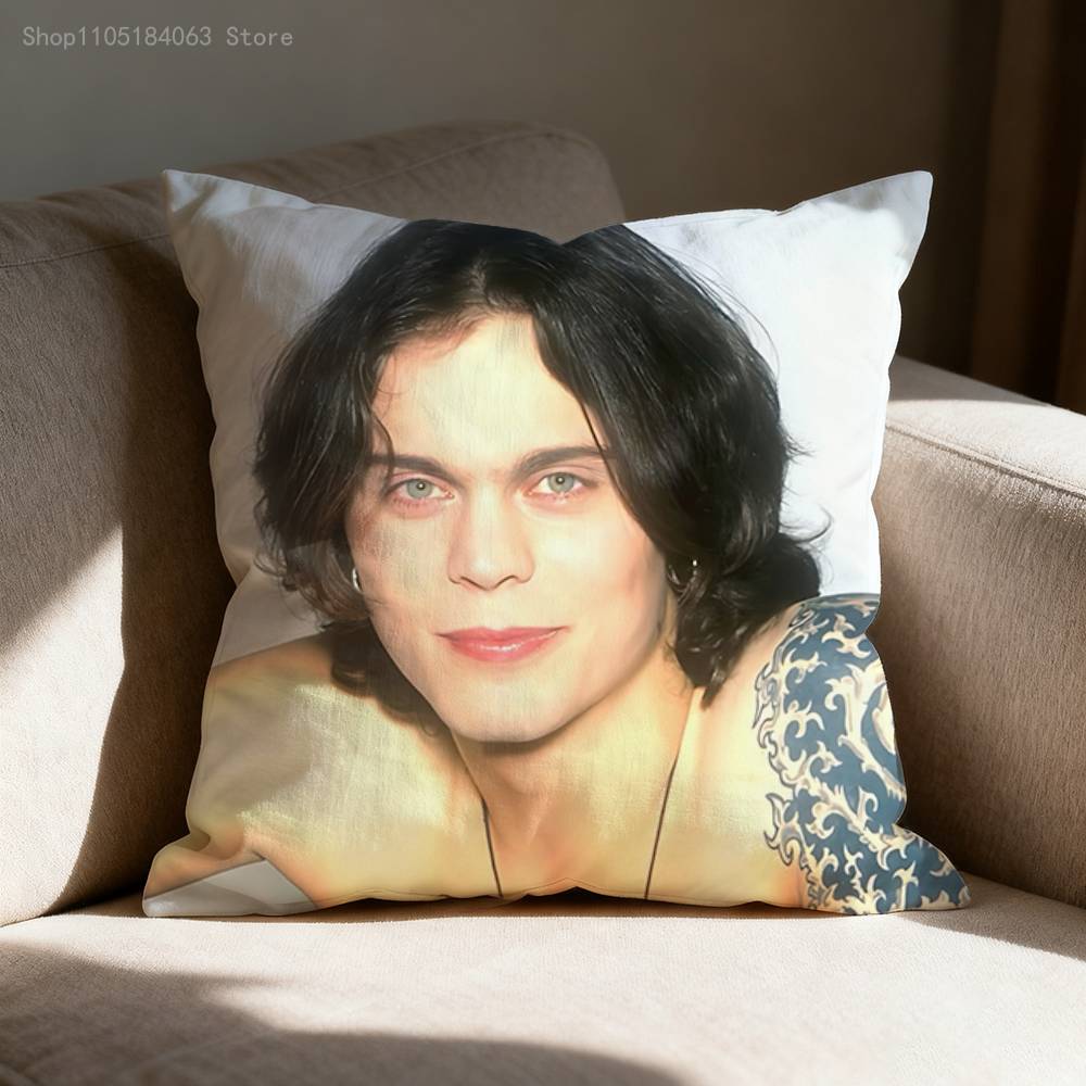 H-HIM Band V-Ville V-Valo Pillow Case For Sofa Decor Car Office Room Printing Cushion Cover Decorations and Protector