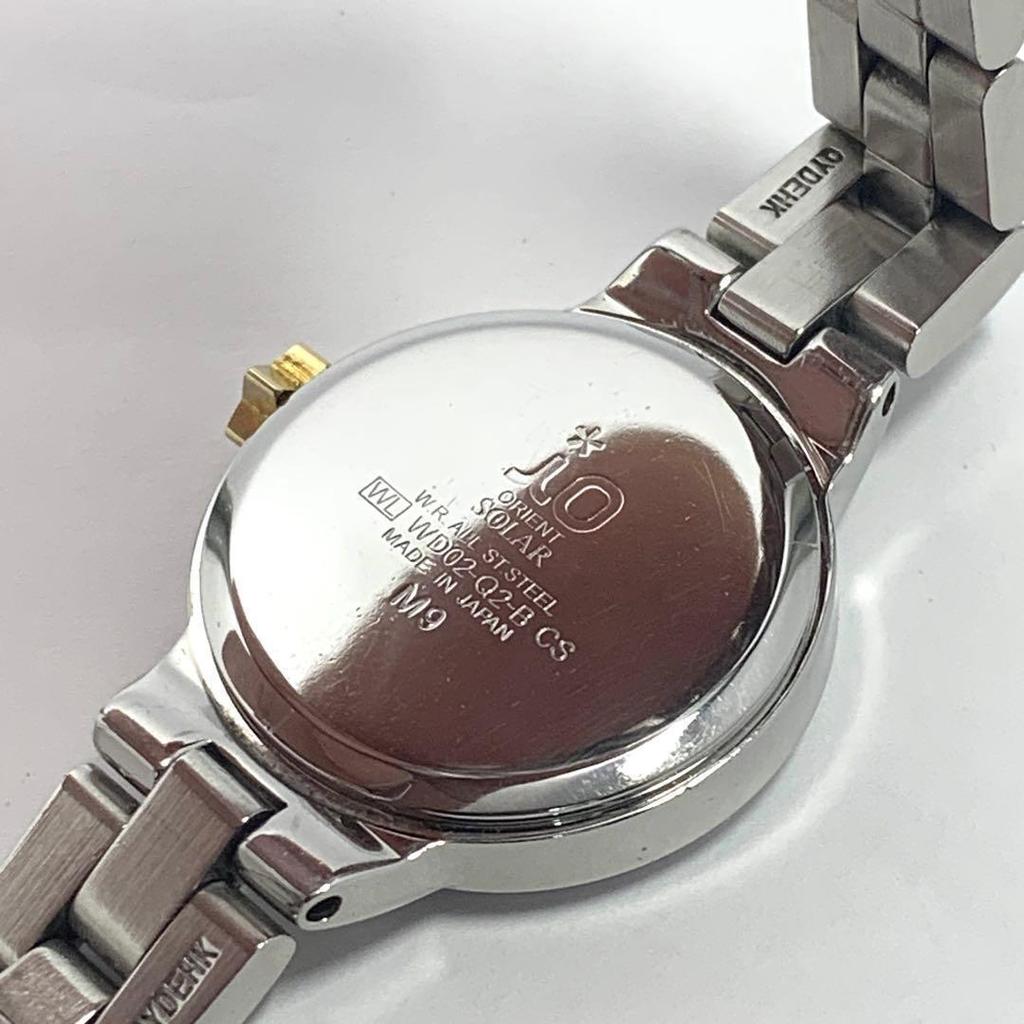 Used 175 [Rechargeable Battery Needs To Be Replaced, Cleaned] ORIENT Women's Watch Orient IO Star Gold Roman Numeral Solar Popular