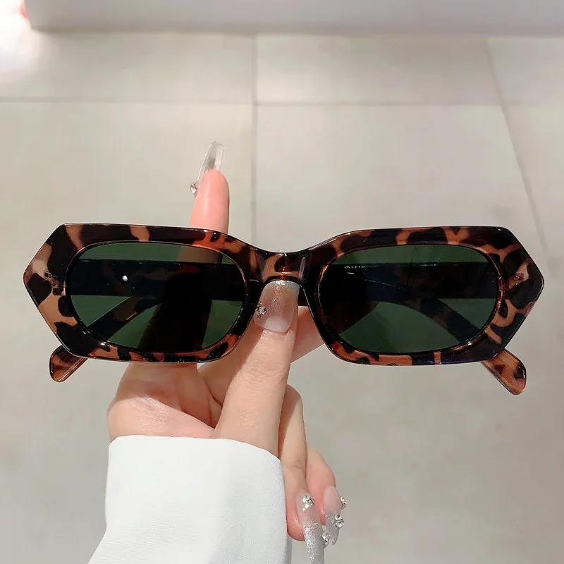 Wipon Men's Small Frame Vintage Irregular Square Sunglasses Wo For Luxury Brand Designer Rivet Sun Glasses Popular Punk Shades Uv400