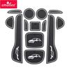 Smabee for NISSAN Juke 2013 2014 2015 2016 Anti-Slip Gate Slot Mat Interior Accessories Rubber Coaster Car Sticker