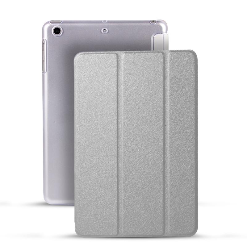 Silk pattern three-fold anti-drop iPad protective case painted pattern tablet protective leather case custom logo