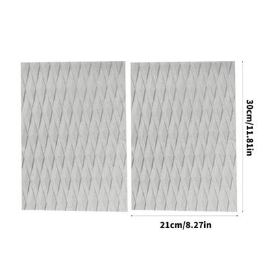 2 Stück zuschneidbares Surfbrett Traktionspad rutschfestes Surfbrett Skimboard Traktionspad Deck Grip Heckpad für Boote Deck