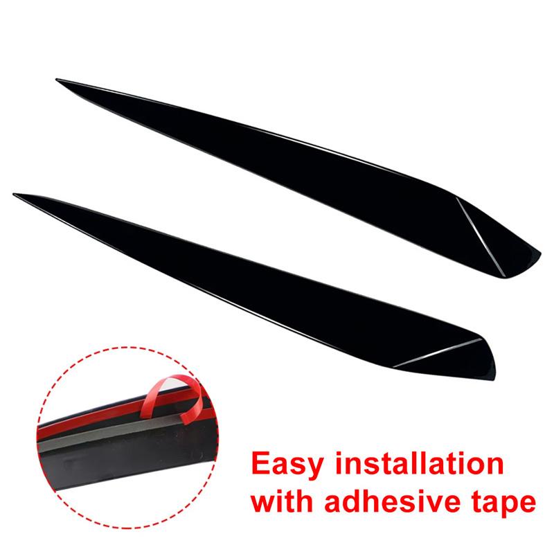 Decorazione Sopracciglio Fari Auto in Plastica ABS Per VW UP 2011 2012 2013 2014 2015 Adesivo Trim Copertura Fari Accessori