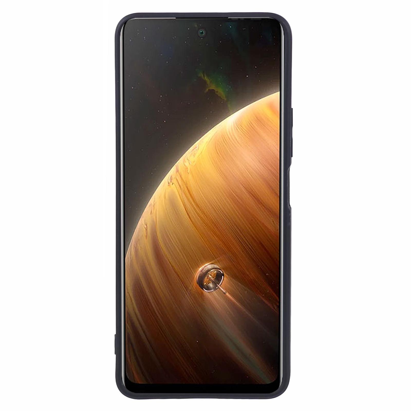 

YX Series For Infinix Zero 5G Phone Case TPU Frosted Protective Cover (Precise Cutout) Black