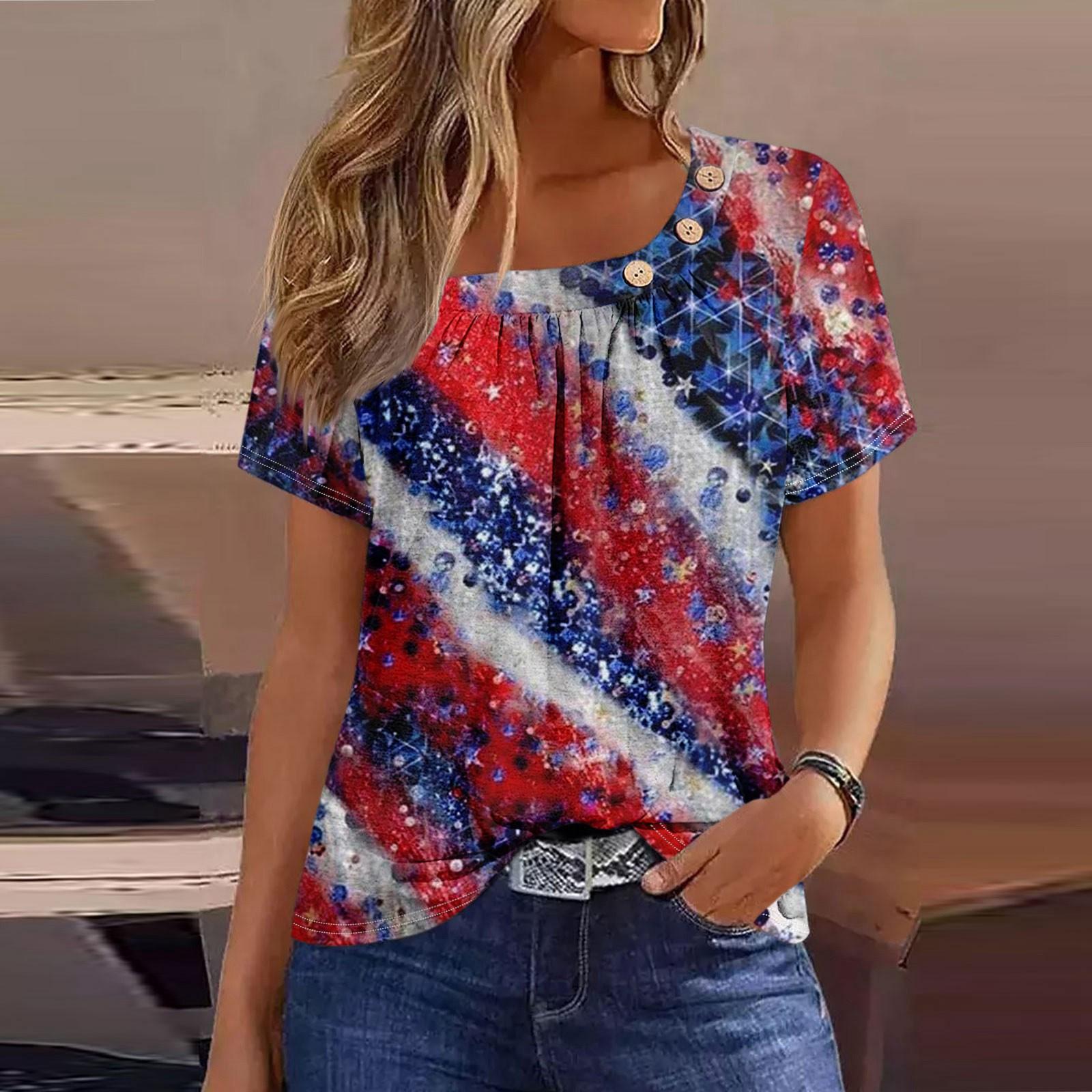 

Женская повседневная футболка с короткими рукавами и v-образным вырезом с принтом и четвертьрукавами, топ XL винный